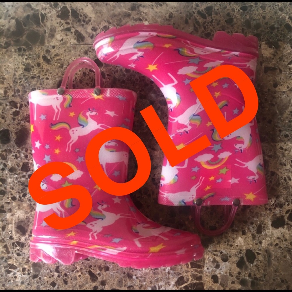 SOLD Member’s Mark Unicorn Light Up Rain Boots